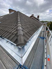 renovatie zinken dakgoot